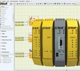 REER MOSAIC - helposti ohjelmoitava turvalogiikka Smart Factory 2018 Reer Mosaic on modulaarinen konfiguroitava turvalogiikka vaarallisten laitteiden ja koneiden suojauskomponenttien ohjaamiseen.