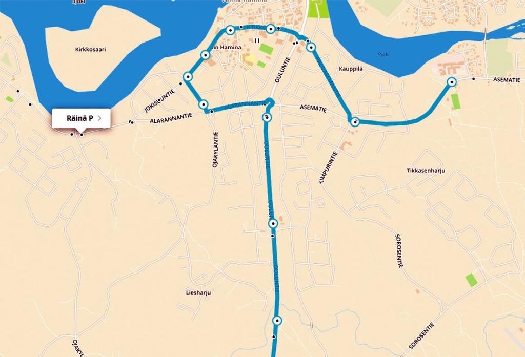 tinhaara- Räinänprän tinhaara. Hyödynnä uudt n Oulun joukkoliiknt vuorot ja aikataulut o Pal Linja 23 kulk arkisin ja viikonloppuisin Osta kausilippu 30.9.
