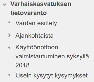 Vardan viestintämateriaalit (OPH:n wiki) https://confluence.csc.