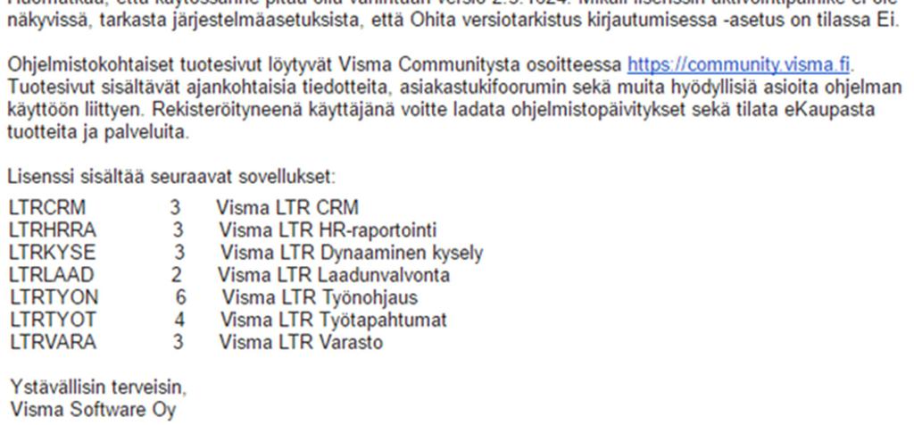 Tietokoneohjelmiston lisenssiksi ymmärretään yleensä lisenssipaperiin painettu, ohjelmiston rekisteröimiseksi tarvittava sarjanumero (lisenssinumero) ja sen mukana tulevat käyttöehdot.