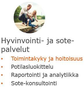 FCG Finnish Consulting Group FCG Koulutus Johtaminen ja talous Henkilöstöhallinto Sosiaali- ja terveystoimi FCG Johtaminen ja ohjelmisto Johdon konsultointi ja valmennus HR-ohjelmistopalvelut