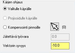 Kuva esittää kentässä määriteltävää toimintoa. Saat lisätietoja kustakin kentästä klikkaamalla Ohje. 16.