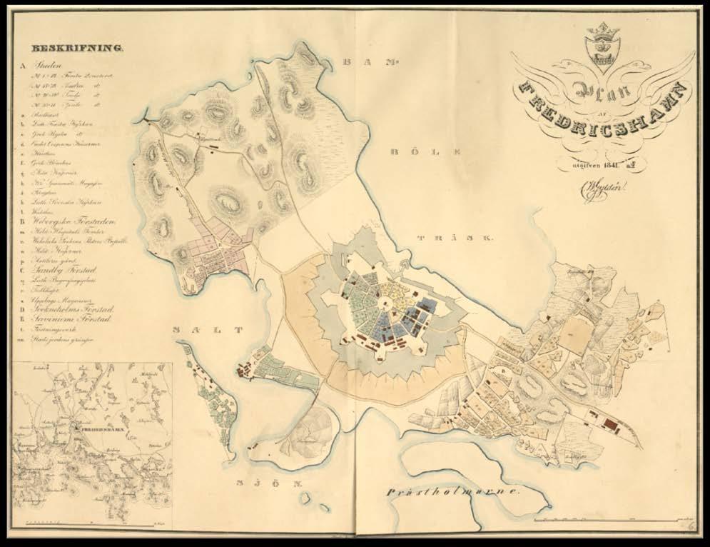 1800-luvun linnoitus- ja rakennuspiirustuksia Haminasta, mutta ainoa kartta jossa näkyy rakennus vallihaudan itäpuolella olevalla varuskunta-alueella on vuodelta 1913.