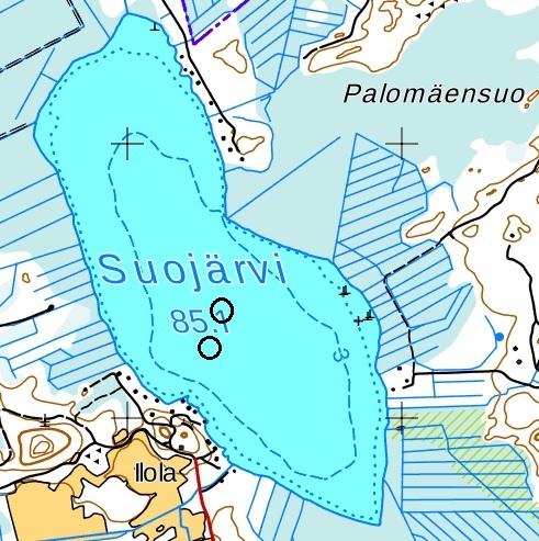 Vuonna 2017 näyte otettiin Syvänne 3-havaintopaikalta, kokoomanäytteenä 0-2 m vesikerroksesta.