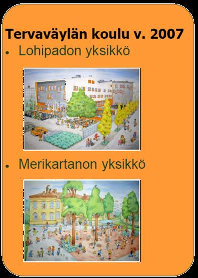 Tervaväylän tausta Lohipadon erityiskoulu - raajarikkoisten hoidosta ja kasvatuksesta liikuntavammaisten ja neurologisesti sairaiden lasten ja nuorten opetukseen ja kuntoutukseen vuodesta