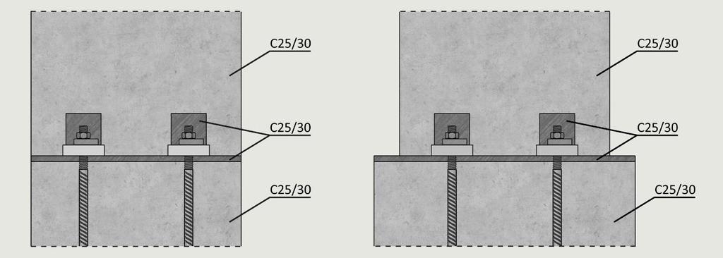 11 Kuva 6. Seinäkenkäliitoksen jälkivalut ja minimi betonilujuudet 4.2.