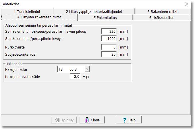 [17] (Vanha RakMK B4 1-luokka) Taso 0 SFS-EN 1992-1-1 onnettomuustilanteen materiaaliosavarmuustaso, joka vastaa standardin SFS-EN 1992-1-1 kohtaa 2.4.2.4 onnettomuustilanteen mitoitusta.