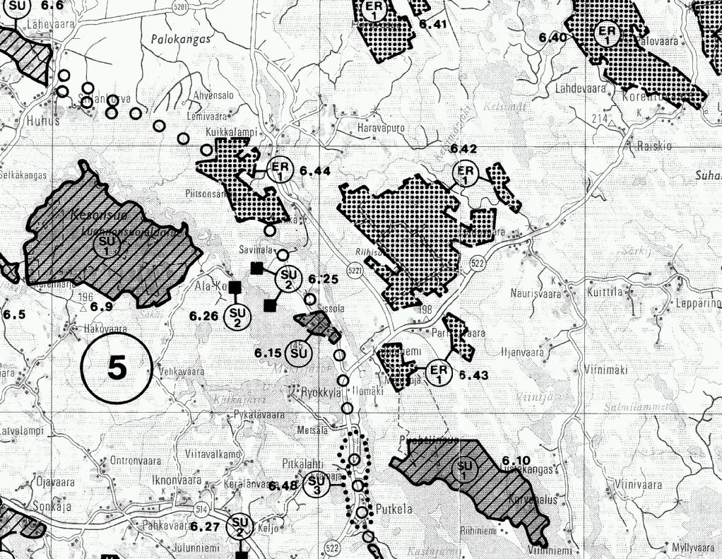 Varauksia tarkistettiin 21.11.2005 hyväksytyssä Pohjois-Karjalan maakuntakaavassa siten, että kolme turvetuotantoaluevarausta kumottiin Natura 2000 verkoston päällekkäisyyden vuoksi.