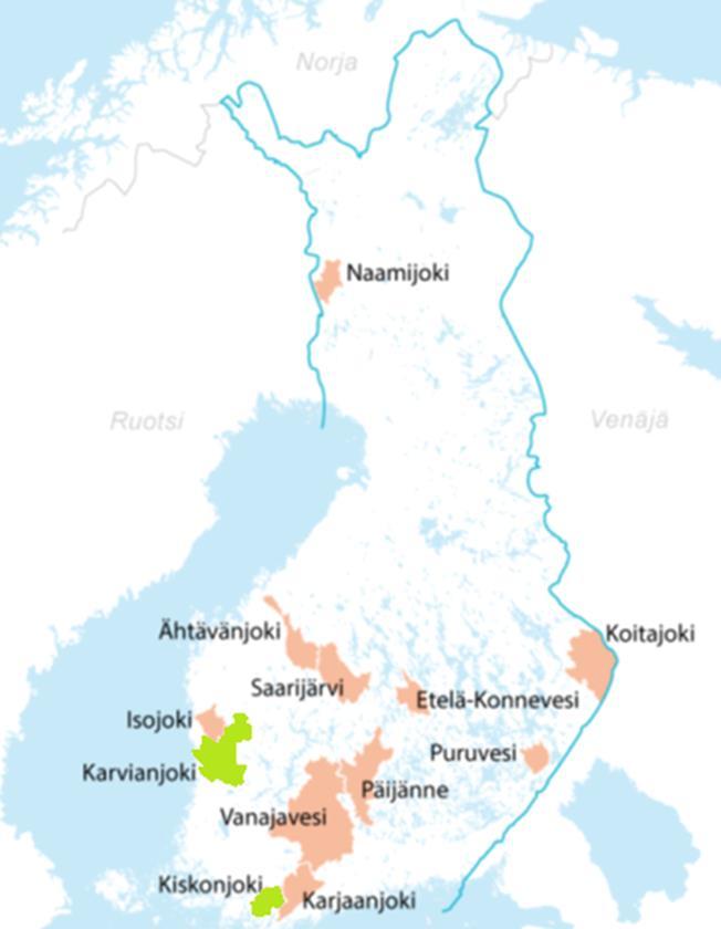 Freshabit LIFE IP -hanke Yhteistyötä vesiperintömme säilyttämiseksi Budjetti yli 25