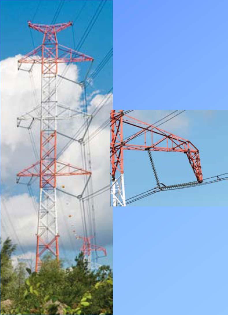 400kV ilmalinja 400 kilovoltin avojohdossa on tavallisesti 3 vaihejohdinta (tai johdinparia) ja 2 ukkosjohdinta.