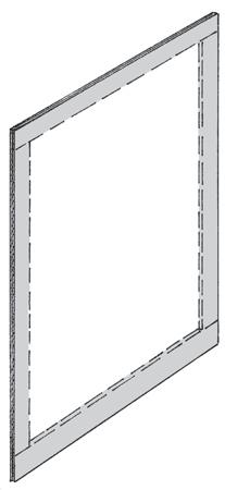 Etulevyn mitat ovat samat kuin paperin Etulevy 700 x 1000 mm, ma/ki 0,7 mm 10 402 magneettiteippi kiertää levyn Huom!