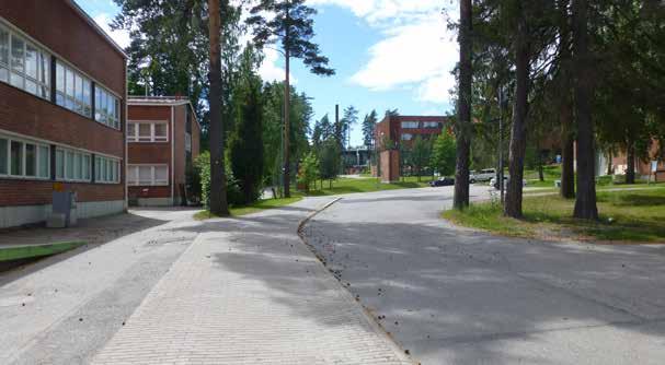 5 Kivimiehen alueen maisema 5.1 Maiseman ominaispiirteitä 5.1 Maiseman ominaispiirteitä Viheralueille tyypilistä on puistometsämäinen yleisilme.
