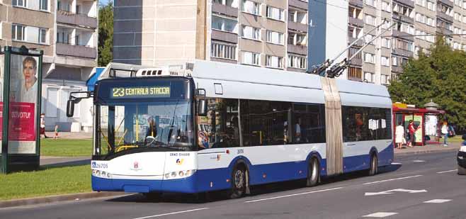 RS 26705 (aiemmin 2-670), Ganz-Škoda Trollino 18, linjalla 23. RS:n uusimman pään Solaris-koriset trollikat on merkitty ajoneuvotietoihin Ganz-Škodiksi. Juhana Nordlund 1.8.2011.