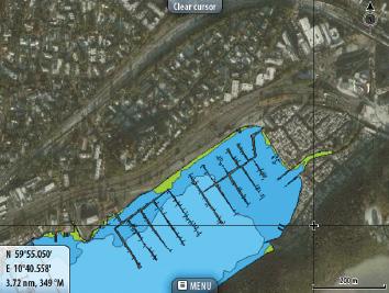 Lisätietoa näiden ominaisuuksien edellytyksistä on osoitteessa www.navionics.com. Voit myös saada ilmoituksen, jos yrität käyttää rajoitettua ominaisuutta Navionics-karttakortin ollessa pois käytöstä.