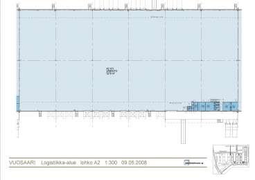 Tilat vapautuvat sopimuksen mukaan. 5 406m² 9 m 5000.00 kg/m² Varasto/logistiikka, 5 476m² Vuokrataan toimivaa ja tehokasta etriä korkeaa varastotilaa.