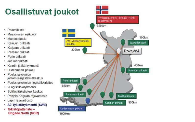 Tämä toteemipaalu on Ruotsin tulenjohtajien käyttämä maalinpaikannuslaite. Alhaalta ylöspäin lueteltuna goniometri suunnan mittausta varten, lämpökamera sekä laseretäisyysmittari.