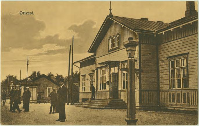 Kortti 10. Oriveden asema vallattiin kolmesti, kunnes jäi valkoisten haltuun 20.3.1918. Kortti 11. Tampereelle tuotiin aseita ja vahvistuksia Pietarin Suomen asemalta lähteneillä junilla.