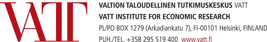 Lausunto VATT/206/07.01/2018 2.7.2018 Eduskunnan sosiaali- ja terveysvaliokunta stv@eduskunta.