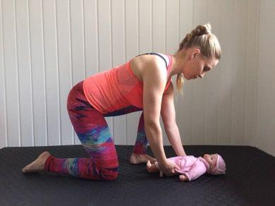 Kuinka nostat ja kannat vauvaa siten, että säästät selkää ja aktivoit ryhtilihakset? 1.