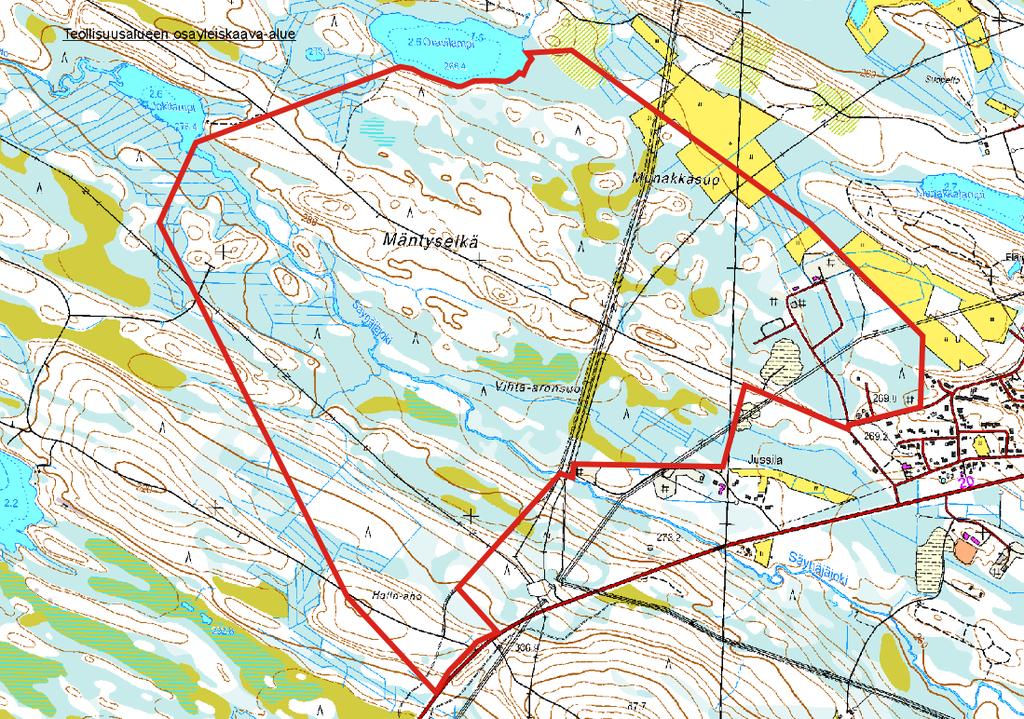 1 (13) Teollisuusalueen osayleiskaava 1 Suunnitelman nimi ja suunnittelualue Teollisuusalueen osayleiskaava Kuusamon kaupungin teollisuusalue sijaitsee Torangin länsipuoleisella Mäntyselän alueella.