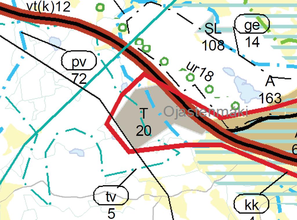 10 4.4.1 Lähtökohta-aineiston antamat tavoitteet Kunnan asettamat tavoitteet Asemakaavalla on tarkoitus osoittaa toteutunut maankäyttö. Kaavamääräyksissä huomioidaan alueen sijainti pohjavesialueella.