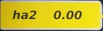 4.1.2 Pinta-alamittari ha2 Kuva 11, näppäin 2. Vastaava kuin pinta-alamittari ha1 4.1.3 Pinta-alamittari ha3 Kuva 11, näppäin 3. Vastaava kuin pinta-alamittari ha1 4.1.4 Ajouralaite-toiminto Kuva 11, näppäin 4.