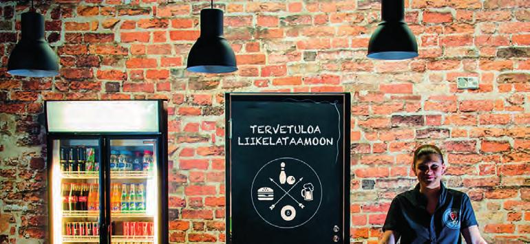 Meillä on lupa viihtyä ja oleilla, Liikelataamo on koko kansan olohuone! Meillä myös illanvietot saunan ja keilailun merkeissä.