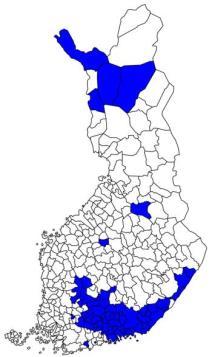 Säteilyannoksen lähteet Kunnat joissa työpaikkojen radonmittaus on pakollista Ohjeen ST 12.