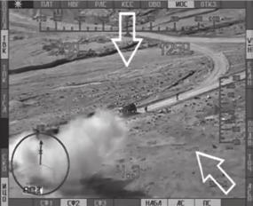 Tykin tai muiden aseiden käytöstä ei ole havaintoja. Sen sijaan Syyrian ilmavoimiin kuuluvat MI- 24-helikopterit pudottavat useasti Syyriassa tehtyjä vapaasti putoavia pommeja.
