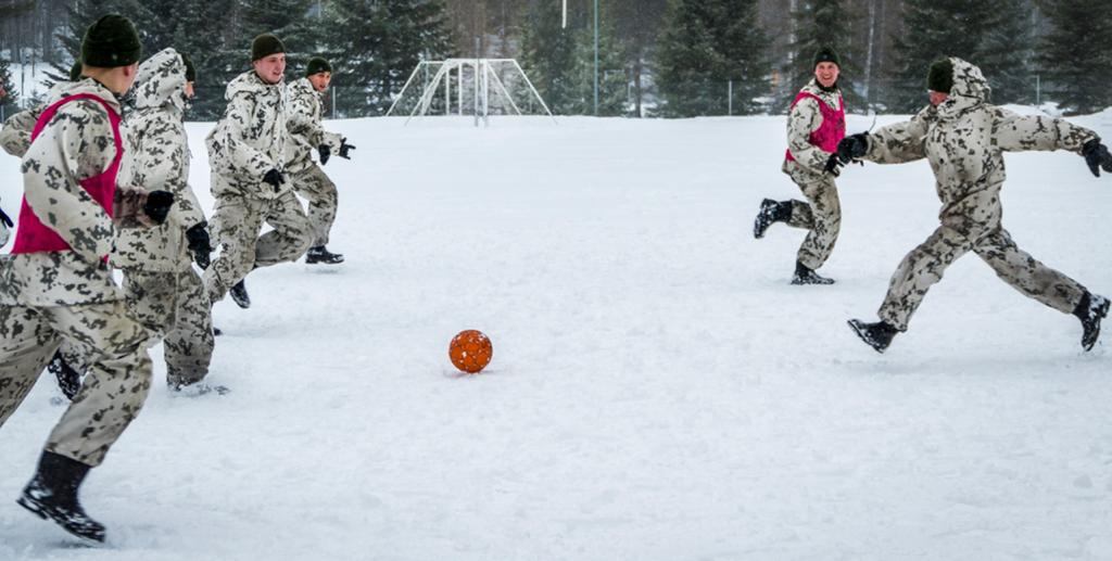 Hyvä kestävyys- ja lihaskunto takaavat mielekkään varusmiespalveluskokemuksen.