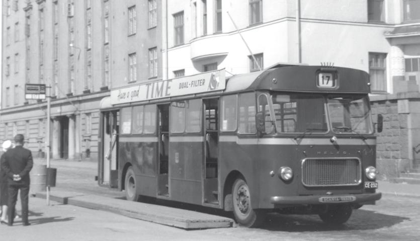 Taulukon on koonnut Kimmo Nylander, avustajinaan Pertti Leinomäki ja Juhana Nordlund Siniset bussit vuodesta 1936, osa 17 Raition edellisissä numeroissa on alettu julkaista kalustoluetteloa kaikista