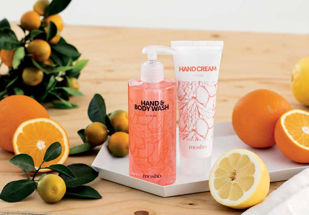 Sitruksen raikkautta Citrus 00085 / 12 Citrus Käsi- ja vartalosaippua Citrus Käsivoide 125 ml Hypoparfum 18 Raikasta ja kaunista tekeville käsille Citrus-pakkaus on raikas tuotepari valikoimassamme.