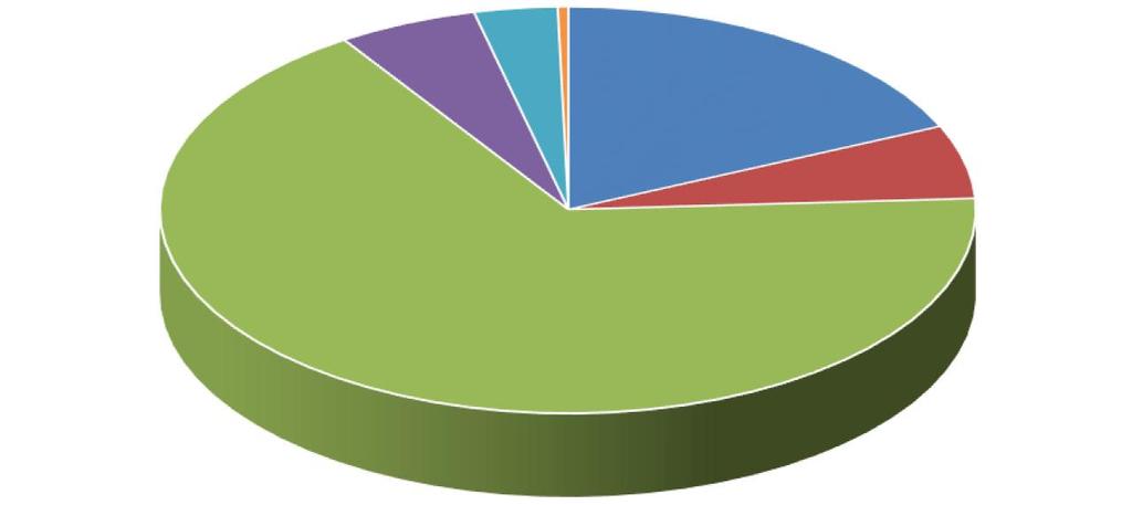 Käyttötalouiden menojaukauma 2018, bruttomenot Palkat ja palkkiot 18,27 % Henkilöstösivukulut 5,86 % Palveluiden osto 66,62 % Aineet, tarv.