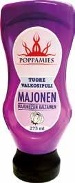 ME: 10 kpl Koko: 340g Tulisuus: 3/10 BBQ-MAJONEESI Sopivan savuinen BBQ-maustettu majoneesi kaikelle grilliruoalle sekä
