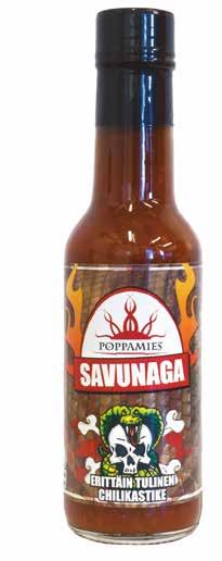Poppamiehen habanerosta tehty, sinapilla ja currylla maustettu tulinen Barbados-kastike on palanen aitoa