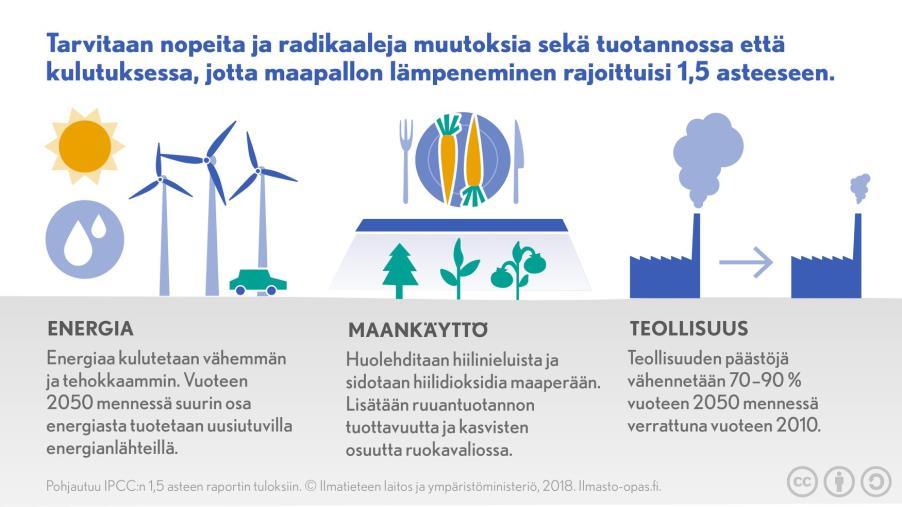 IPCC raportti, hiilen sidonta