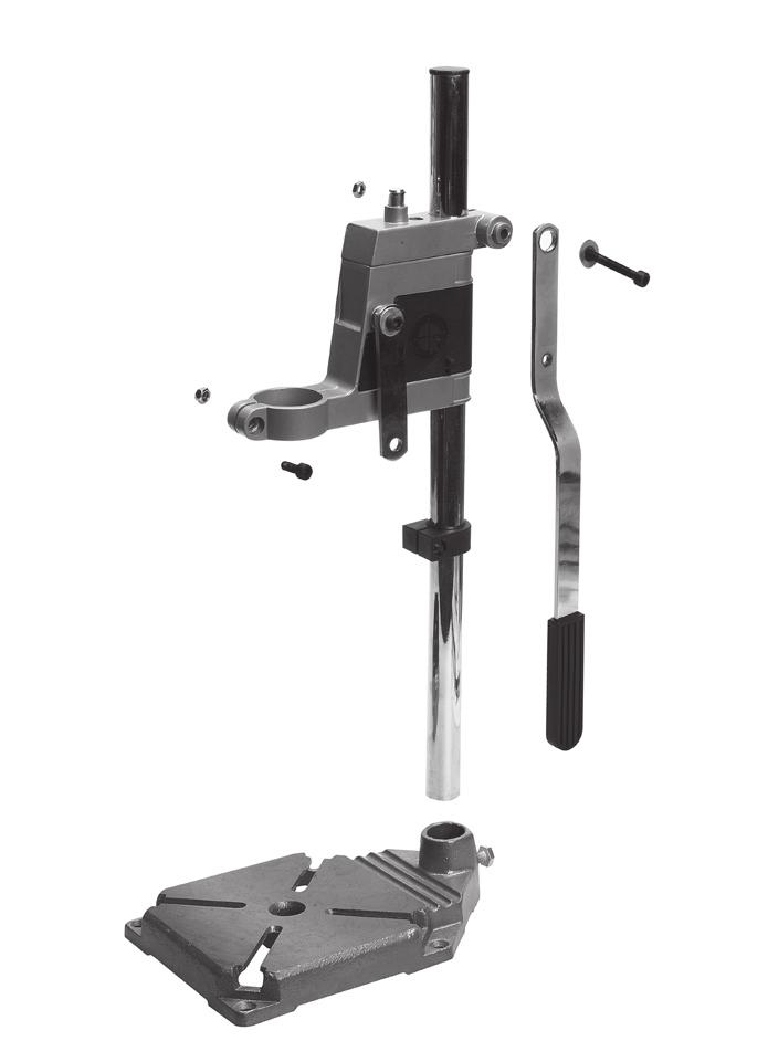 SE BORRMASKINSTATIV SPECIFIKATIONER Passar borrmaskiner med 43 mm halsdiameter.