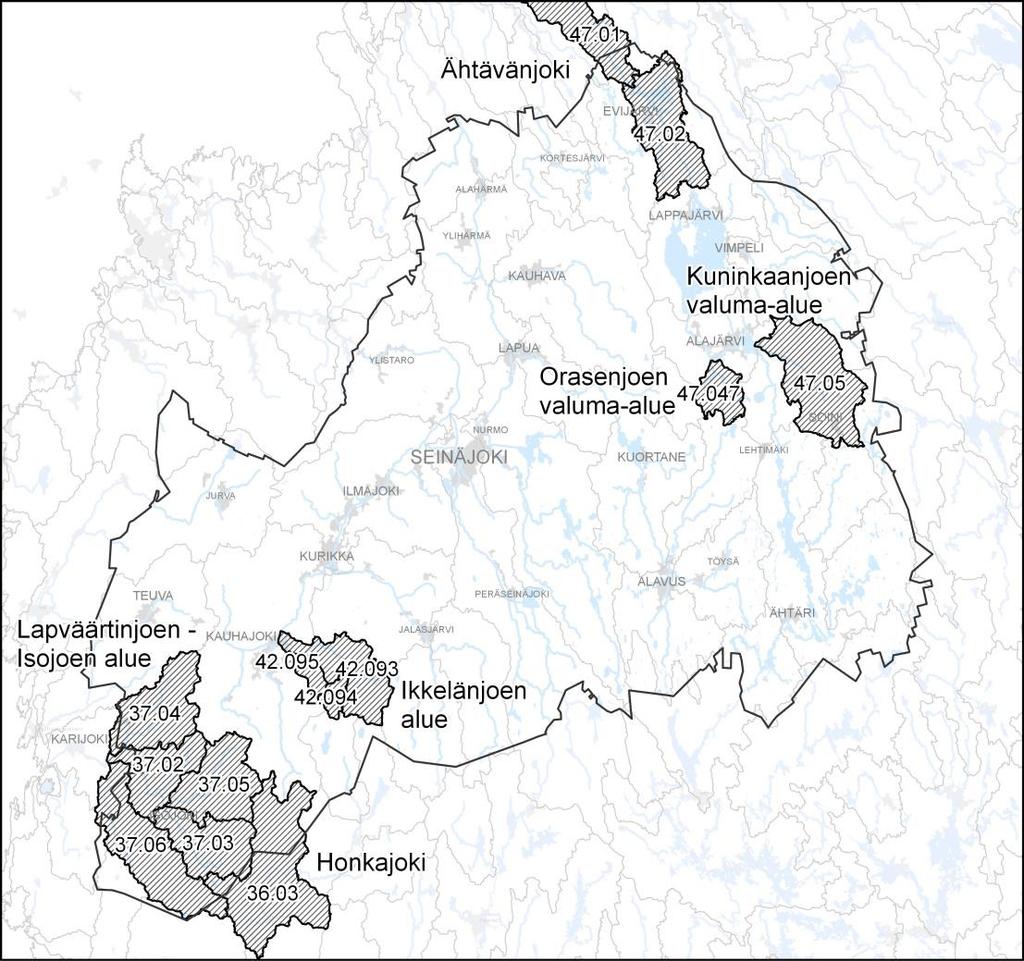 Ikkelänjoen ja Kuninkaanjoen alueilla perusteena on myös Etelä-Pohjanmaan kokonaismaakuntakaavan erityissuojelua vaativan vesistön kaavamerkintä, joka on edellisten lisäksi annettu myös Pihlajaveden