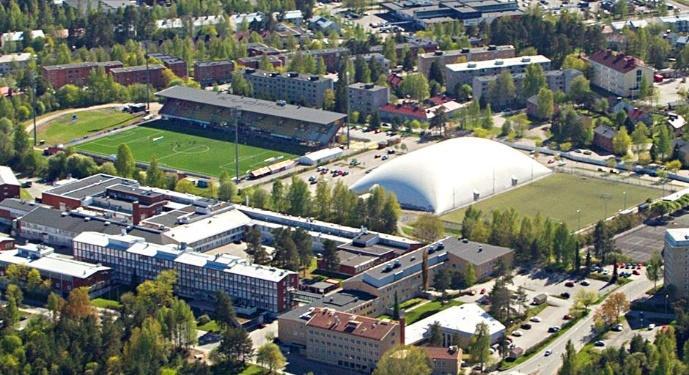 Kuopion kaupunki Keskuskentän jalkapallostadion 4 2 TAUSTATIEDOT Vuoden 2015 alussa Icecapital Pankkiiriliike Oy toimitusjohtaja ja Kuopion Palloseura Oy pääomistaja Ari Lahti toi julki teettämänsä