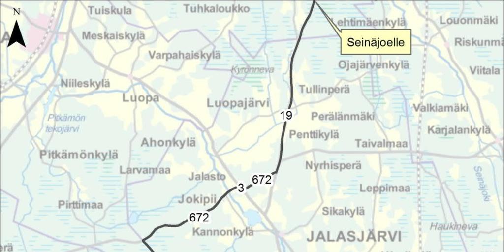 8.2 Nykytila Vapo Oy Hankealue sijaitsee olemassa olevien tuotantoalueiden (Iso-Korvaneva, Palloneva ja Kontioneva) läheisyydessä, joten tuotantoalueelta on olemassa olevat kuljetusreitit