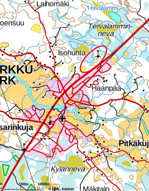 TUNNISTETIEDOT Kaavan nimi: Pururadan yritysalueen asemakaava ja asemakaavan muutos Kunta: Pomarkku (608) Asemakaavan muutos koskee korttelia 319 (T) sekä puistoaluetta (VP), suojaviheraluetta (EV)