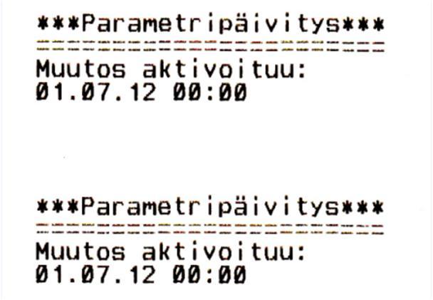 59 14.2 Taksimittarin kuluttajahintojen päivitystoiminto Taksiliikenteen kuluttajahinnat tarkastetaan ja säädetään Suomessa valtioneuvoston toimesta vuosittain.