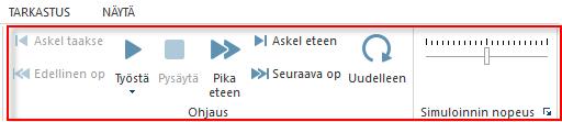 Konesimulointi 1: Tervetuloa käyttämään konesimulointia Yksittäisiä ikkunoita voi joutua telakoimaan muiden ikkunoiden yhteyteen, koska ne voivat siirtyä toisten päälle.