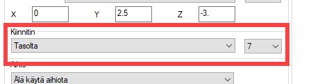 Konesimulointi 2: Konesimuloinnin käyttö työstöprosessin osana 3. Klikkaa Simuloi. 4. Palauta Koneen kotelointi parametriksi Näytä. 5.