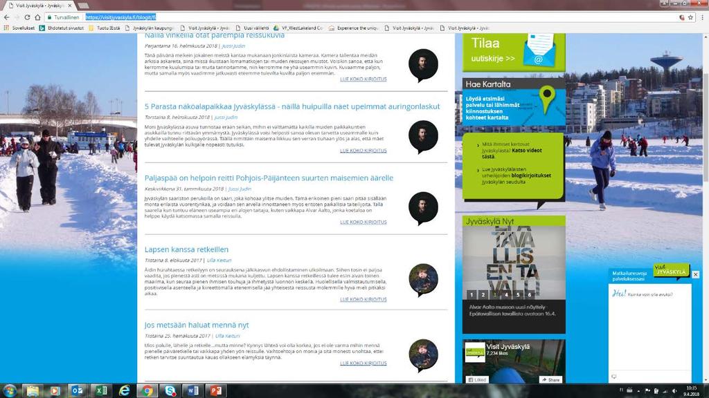 Vinkit retkeilyyn Yhteistyö Retkipaikka: Blogit