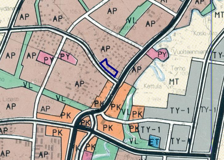 Filppula kortteli 2143, Asemakaavamuutoksen selostusehdotus 8 Yleiskaava Alue sisältyy Kauhajoen kunnanvaltuuston 17.06.1991 hyväksymään keskustaajaman osayleiskaavaan.