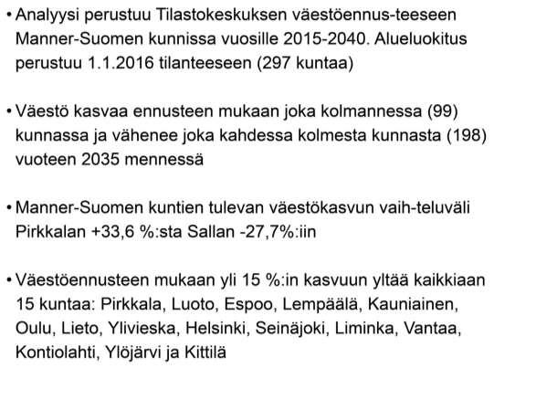 1. Kaupungistumisen yleinen merkitys