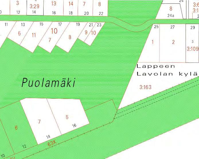 Ote Lappeenrannan keskustaajaman