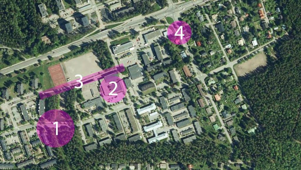 () Kourulan alueen pelottavat paikat, Kuusimäen koulun oppilaat (.-.lk). Koulun lähellä sijaitsee alikulkutunneli, jonka useat koululaiset kokivat turvattomaksi.