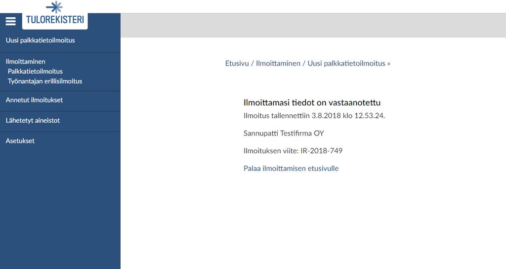 12(30) 5.1.3 Esikatselu Kolmas vaihe on esikatselu. Esikatselunäytöllä käyttäjä voi vielä tarkistaa syöttäneensä tiedot oikein.